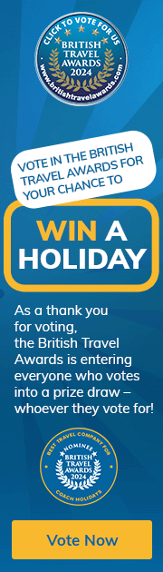 Vote in the British Travel Awards for your chance to Win a holiday. As a thank you for voting, the British Travel Awards is entering everyone who votes into a prize draw - whoever they vote for! Vote now
